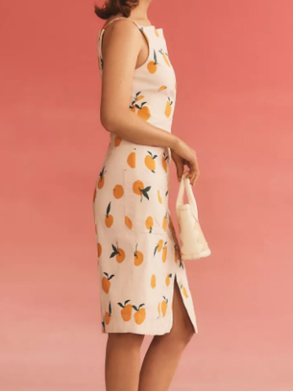 NWT Maeve x Anthropologie Dylan Mierzwinski Colette Citrus Midi Dress - Medium - Picture 2 of 16